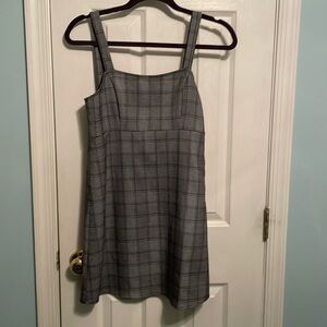 Subdued plaid dress